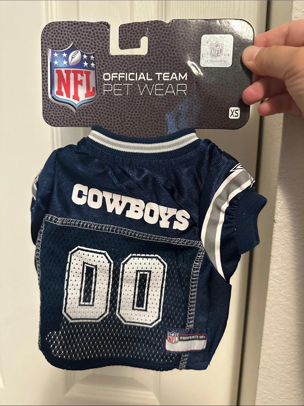 NFL Dallas Cowboys Navy & White Pet Jersey